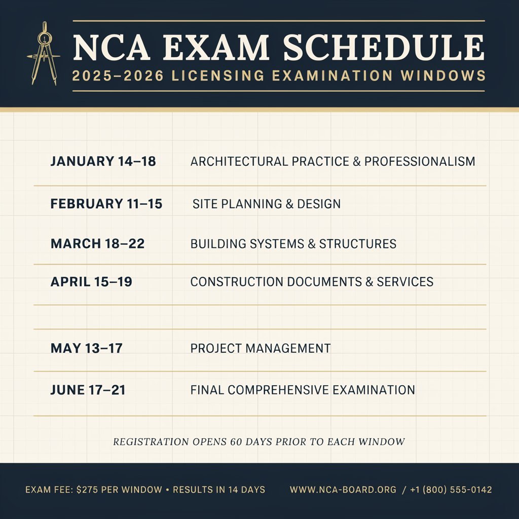 lenix crm login nca exam schedule