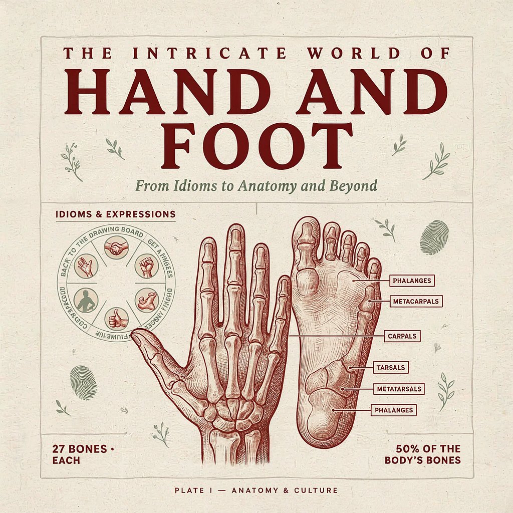 The Intricate World of "Hand and Foot": From Idioms to Anatomy and Beyond